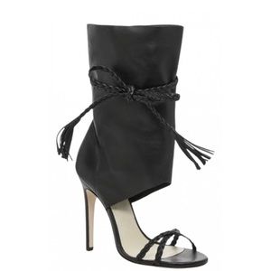 Tiannia Barnes.   Misty Leather Booties